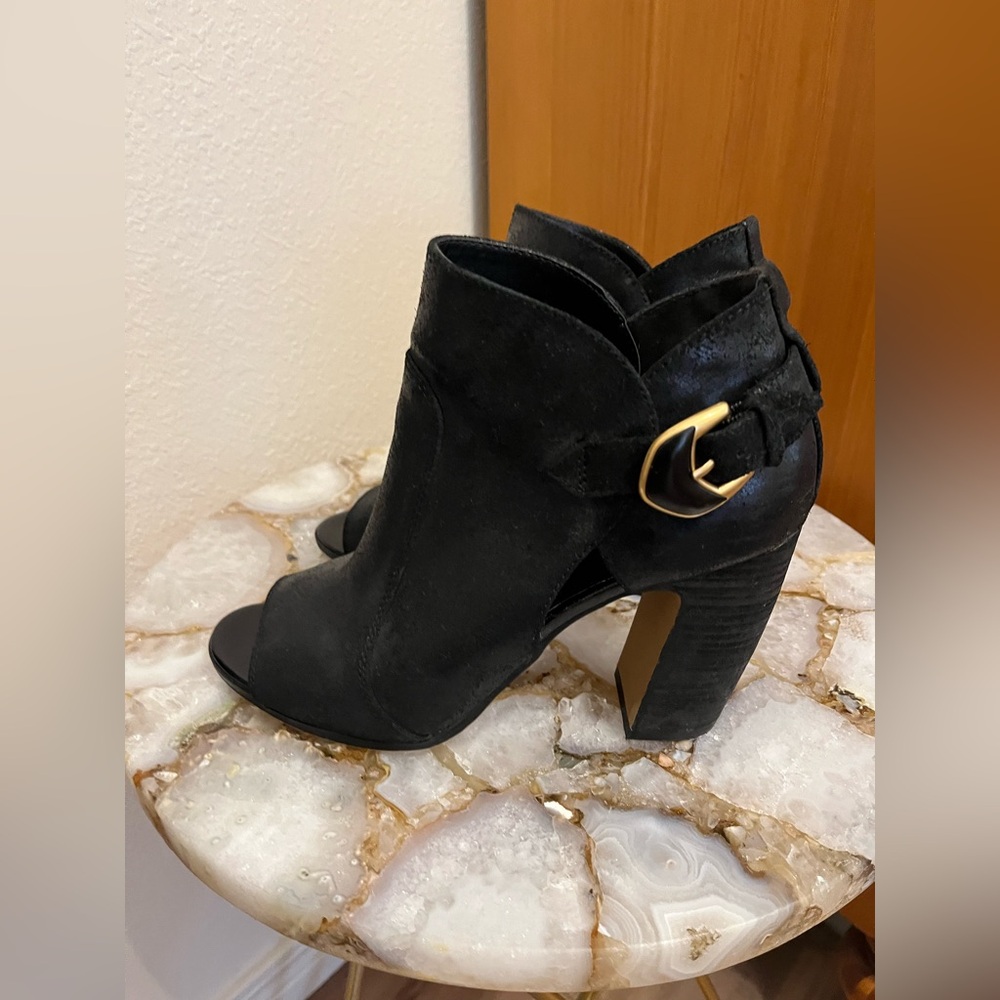 Vince Camuto Open Toed Booties